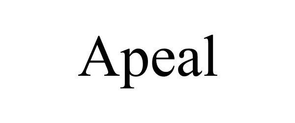 Trademark Logo APEAL