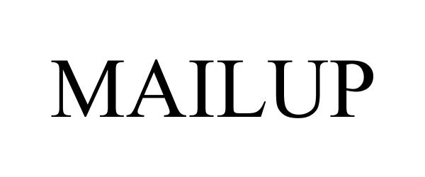Trademark Logo MAILUP