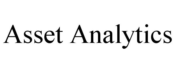 Trademark Logo ASSET ANALYTICS