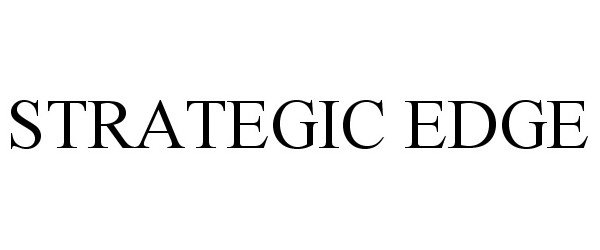 Trademark Logo STRATEGIC EDGE