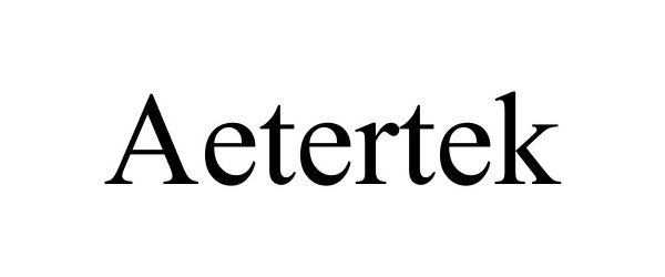 Trademark Logo AETERTEK