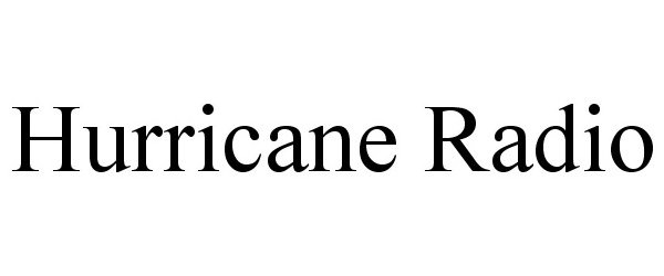  HURRICANE RADIO