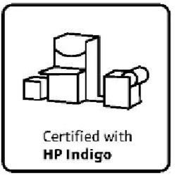 Trademark Logo CERTIFIED WITH HP INDIGO