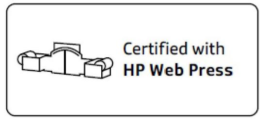 Trademark Logo CERTIFIED WITH HP WEB PRESS