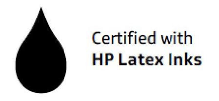 Trademark Logo CERTIFIED WITH HP LATEX INKS
