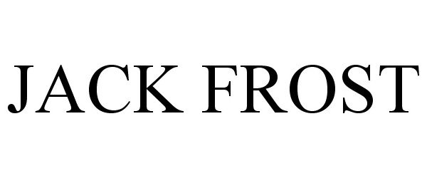 Trademark Logo JACK FROST