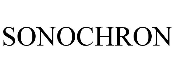 Trademark Logo SONOCHRON