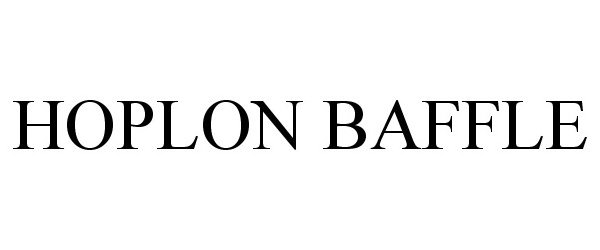 Trademark Logo HOPLON BAFFLE