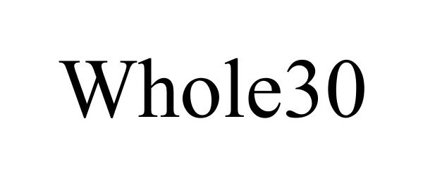 Trademark Logo WHOLE30