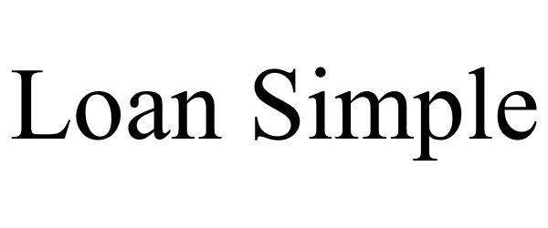 Trademark Logo LOAN SIMPLE