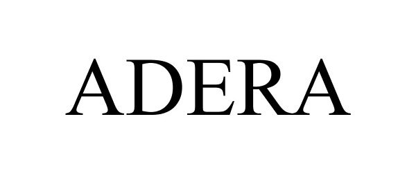 Trademark Logo ADERA