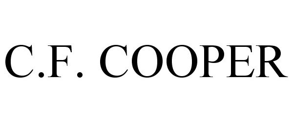 Trademark Logo C.F. COOPER