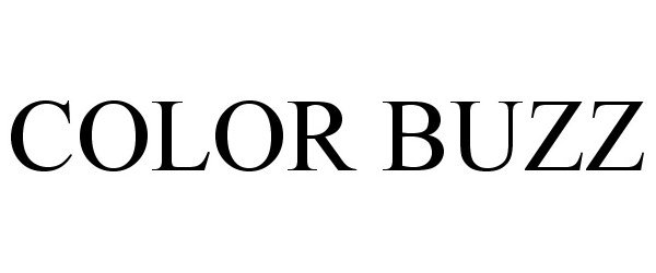 Trademark Logo COLOR BUZZ