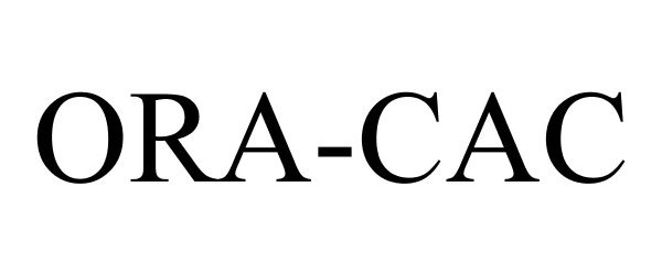 Trademark Logo ORA-CAC