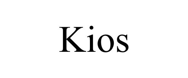Trademark Logo KIOS