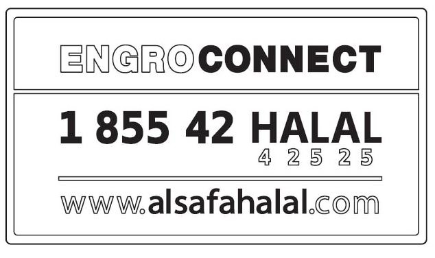  ENGROCONNECT 1 855 42 HALAL 4 2 5 2 5 WWW.ALSAFAHALAL.COM