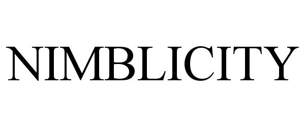 Trademark Logo NIMBLICITY