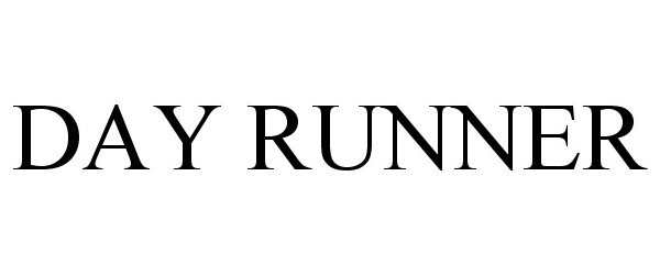 Trademark Logo DAY RUNNER