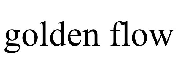 Trademark Logo GOLDEN FLOW