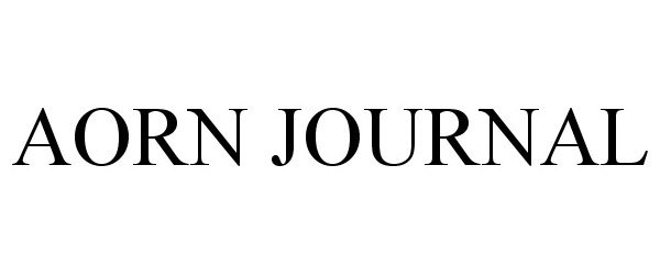  AORN JOURNAL