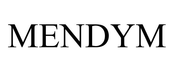 Trademark Logo MENDYM