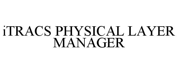 Trademark Logo ITRACS PHYSICAL LAYER MANAGER