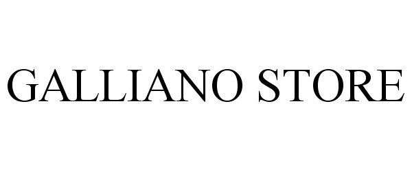 Trademark Logo GALLIANO STORE