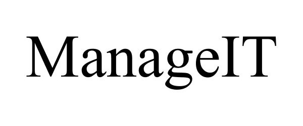 Trademark Logo MANAGEIT