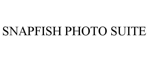 Trademark Logo SNAPFISH PHOTO SUITE