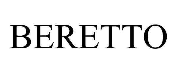 Trademark Logo BERETTO