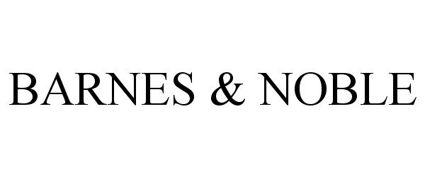 Trademark Logo BARNES &amp; NOBLE