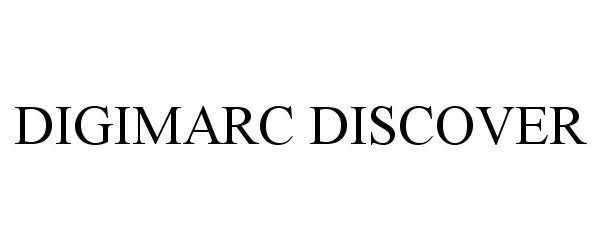 Trademark Logo DIGIMARC DISCOVER