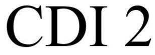 Trademark Logo CDI 2