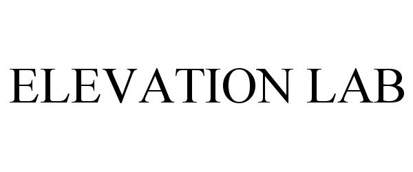 Trademark Logo ELEVATION LAB