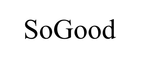 Trademark Logo SOGOOD