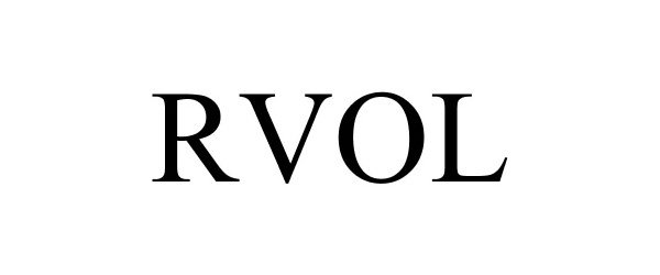 Trademark Logo RVOL