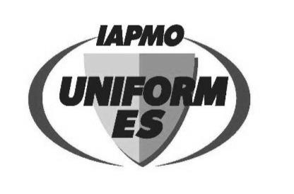  IAPMO UNIFORM ES