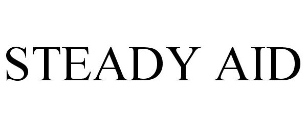 Trademark Logo STEADY AID