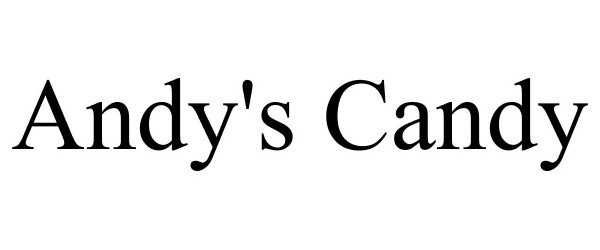 Trademark Logo ANDY'S CANDY