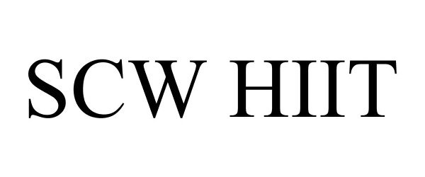 Trademark Logo SCW HIIT