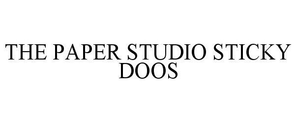  THE PAPER STUDIO STICKY DOOS
