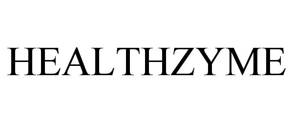 Trademark Logo HEALTHZYME