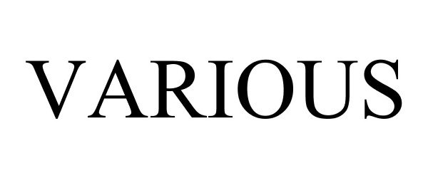 Trademark Logo VARIOUS