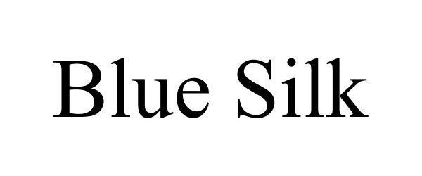 Trademark Logo BLUE SILK