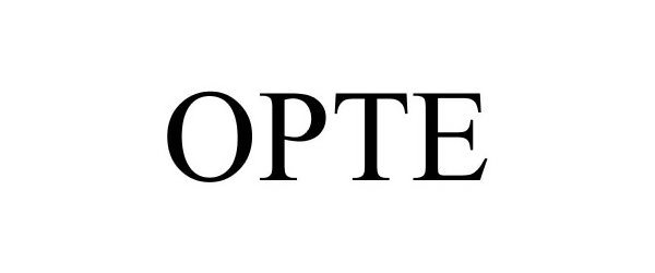 Trademark Logo OPTE