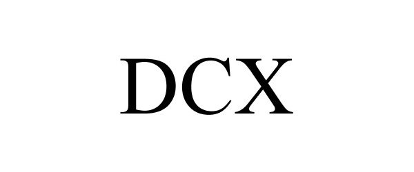 Trademark Logo DCX