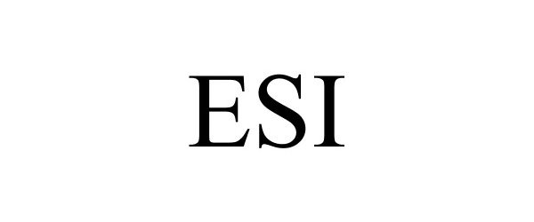 Trademark Logo ESI