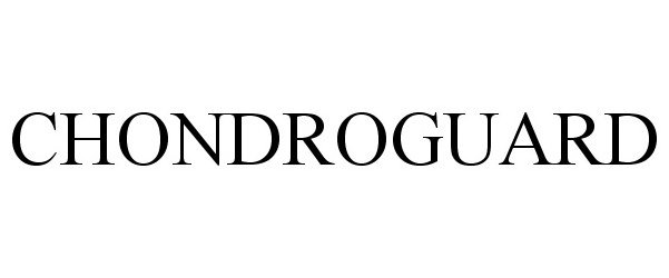 Trademark Logo CHONDROGUARD