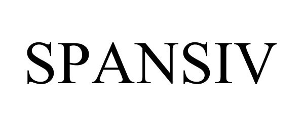 Trademark Logo SPANSIV