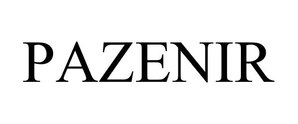 Trademark Logo PAZENIR